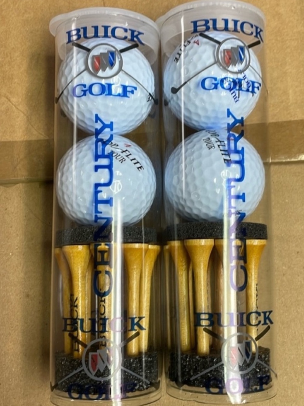 NEW Buick Sleeve of Golf Balls and tees - 2